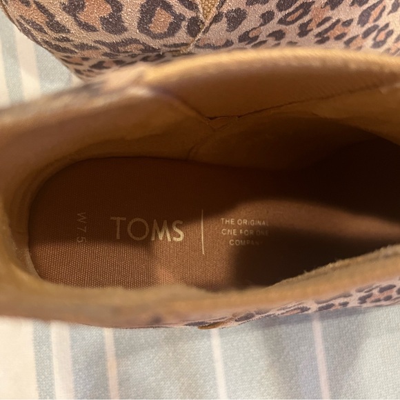 Women’s Tom’s Kelsey Leopard Booties 7.5 - Picture 5 of 6